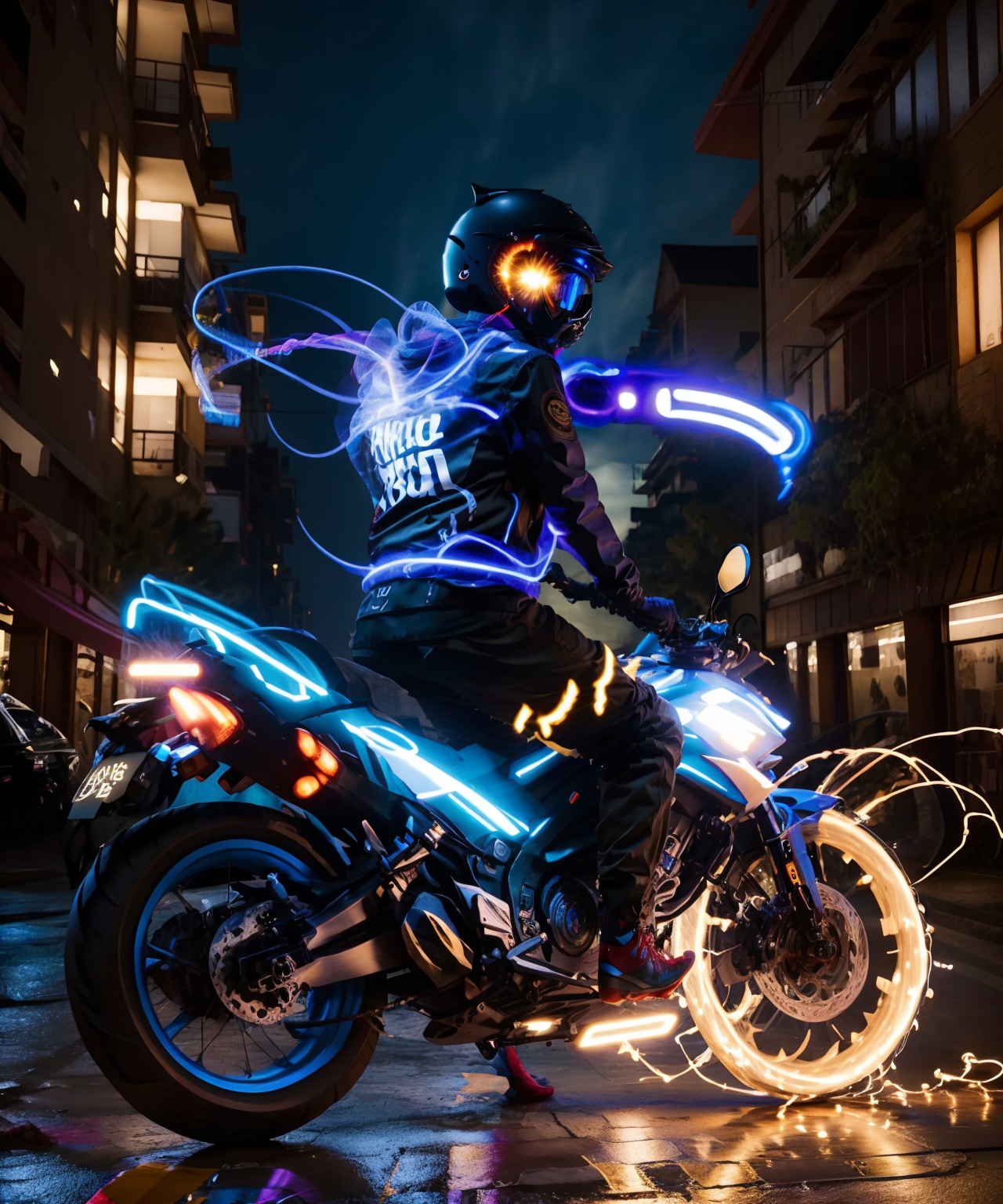 00007-4101678550-best quality, masterpiece, highres, light painting, riding , outdoors, cool, upper body,.png